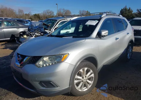 2016 Nissan Rogue Sv z USA, uszkodzony, nr VIN KNMAT2MV3GP593772